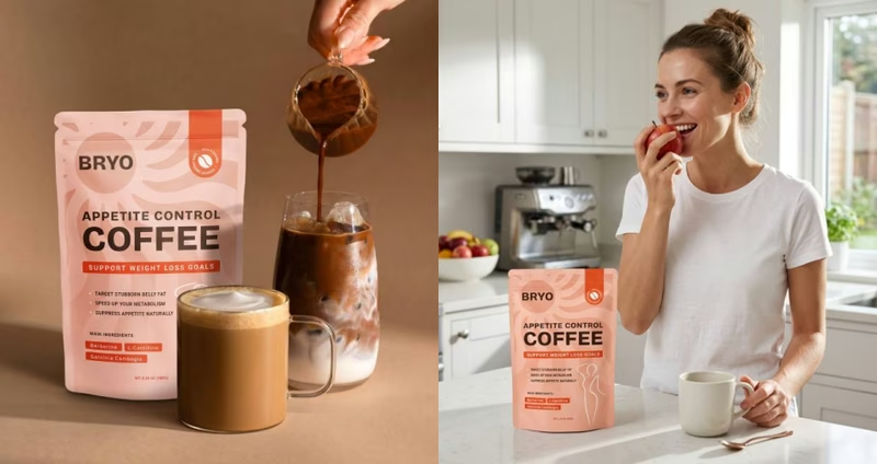 Rich dark coffee pouring smoothly into a white ceramic mug.
